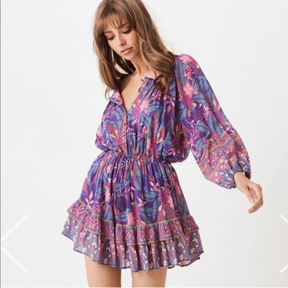 Dresses & Skirts - Bohemian Purple Dress